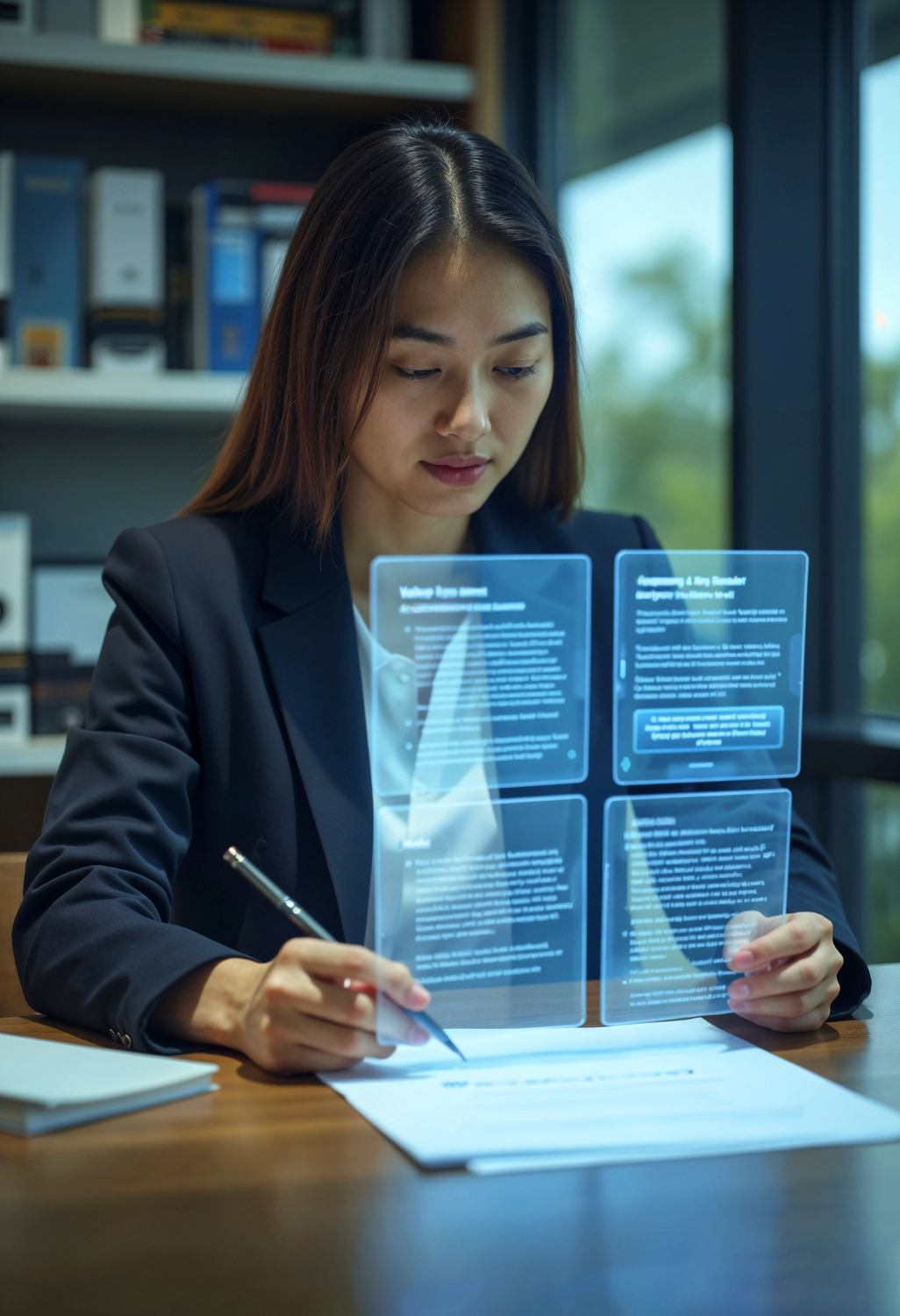 Easy Claim medical case officers reviewing a claim file